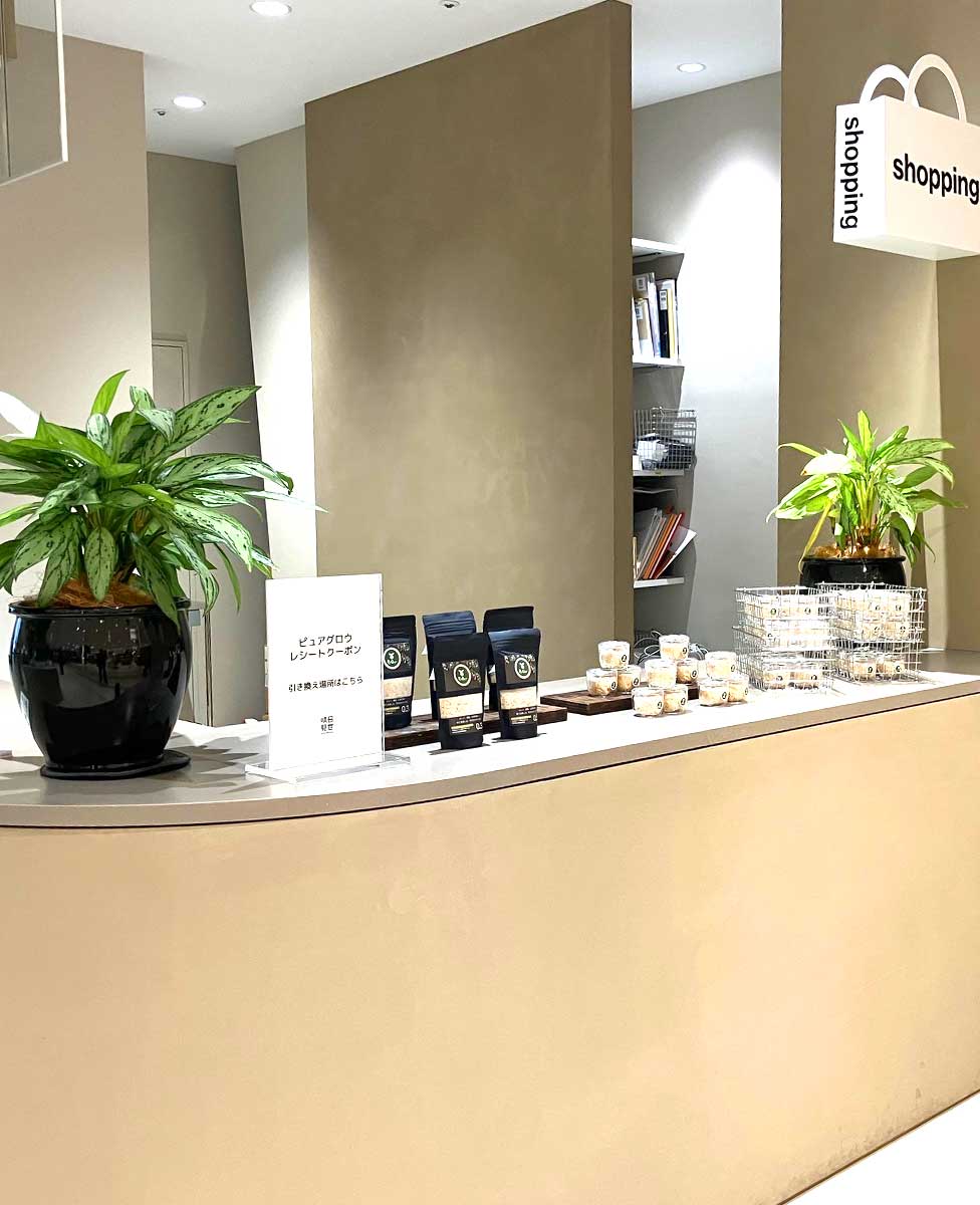 大丸東京店「明日見世」にてピュアグロウノベルティ配布開始